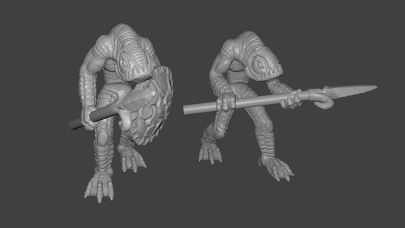 Kua-Toa / Fishman Miniatures