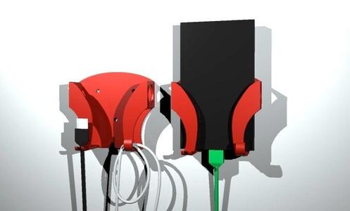 wall phone support mount