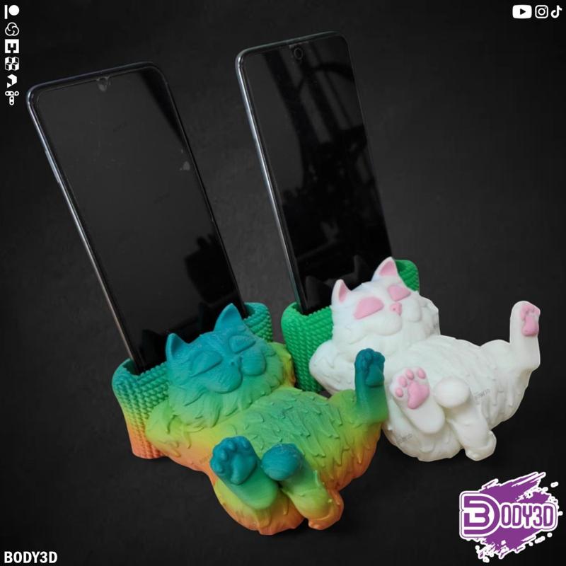 Sleeping Cat Phone Holder