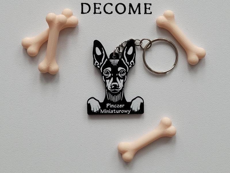 Miniature Pincher keychain