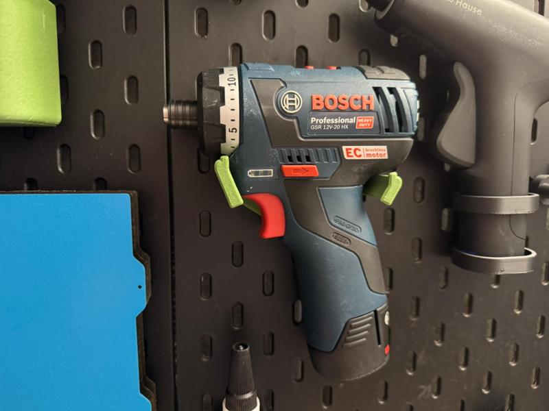 Ikea Skadis Mount Bosch GSR 12V 20 HX