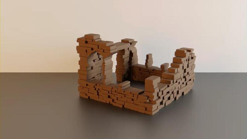 Ruined house #3 - wargaming terrain