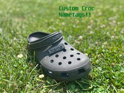 Custom Croc Name Tag