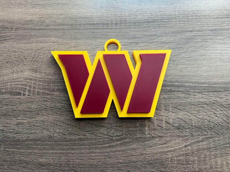 Washington Commanders Oversized Necklace, Pendant