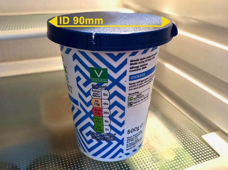 Yoghurt Pot Storage Top