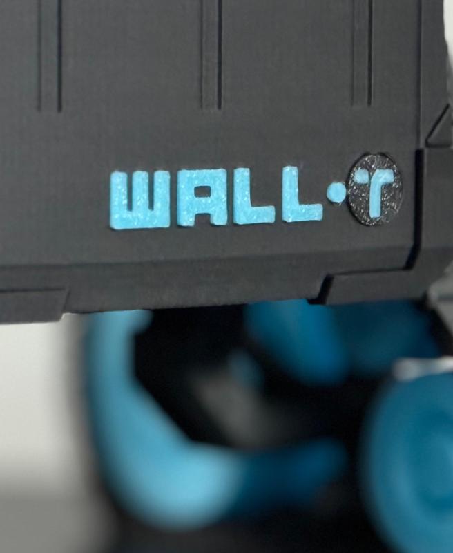 WALL-T Tron Font Letter for WALL-E by The Kit Kiln
