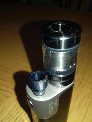 Eleaf Melo3 DripTip ergonomic feel