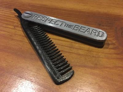 Folding Beard Comb