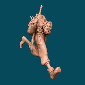 Marlow, a joyful revenant - dnd miniature [presupported]