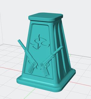 Base for Hitman bust