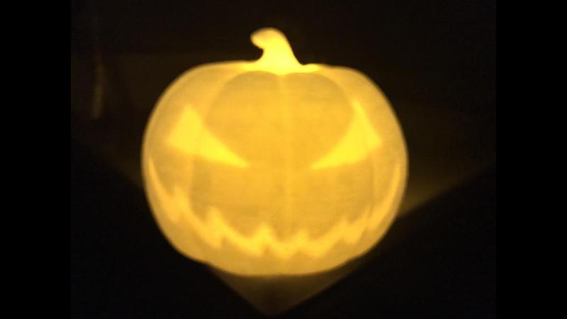 Halloween Jack-O-Lantern Pumpkin with LED Lighting