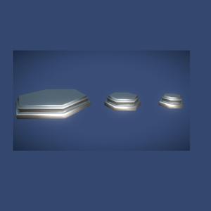 The essence of three hexagonal elevation pedestals