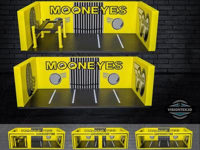 Mooneyes 1:64 Garage Diorama