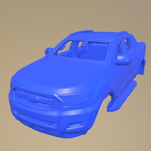 FORD RANGER DOUBLE CAB WILDTRAK 2016  PRINTABLE CAR BODY