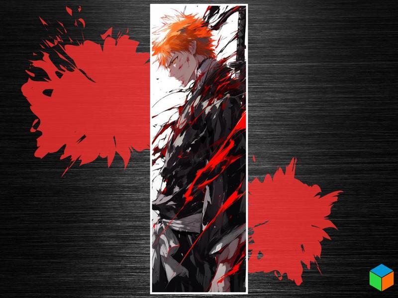 Ichigo Bleach Bookmark | Graffiti Style