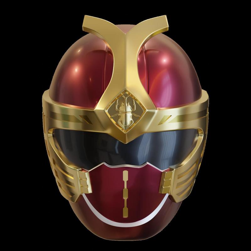 Crimson Thunder Ranger Power Rangers Helmet Ninja Storm Cosplay Power Ranger Helmet