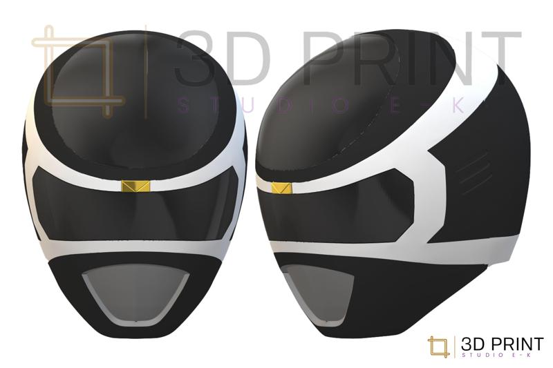 Power Rangers In Space Black Ranger helmet