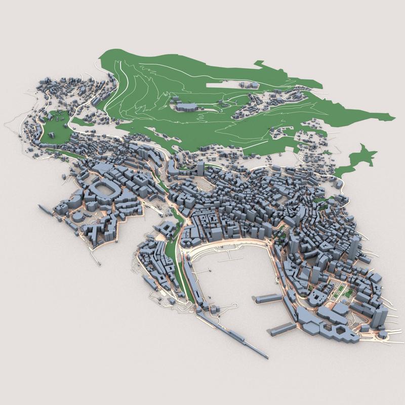 Cityscape Monte Carlo Monaco