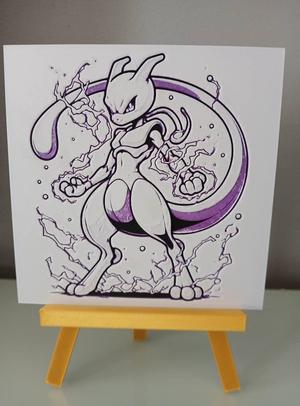 Hueforge Pokemon Mewtwo without AMS