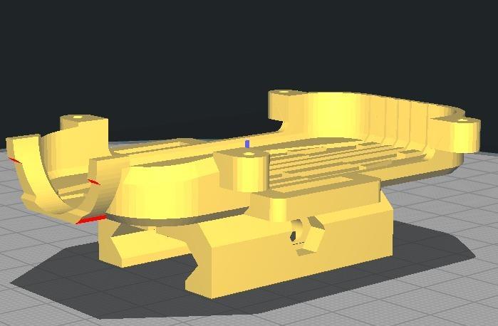 Firefly Q6 bottom case with RIS