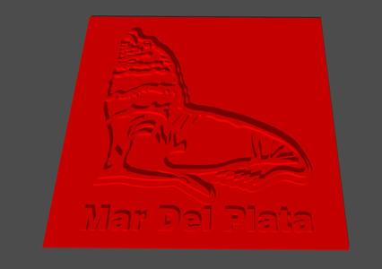 Mar del Plata sea lion souvenir
