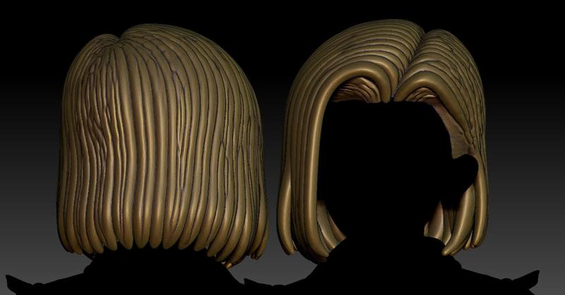 3D HAIR STYLE FOR GIRL