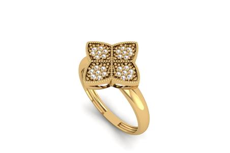Flower Diamond Ring R 203