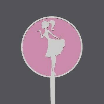 BARBIE MINI CAKE TOPPER - Kissy