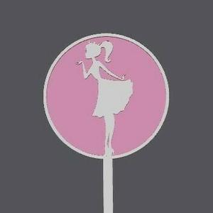 BARBIE MINI CAKE TOPPER - Kissy