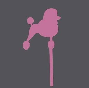 Barbie Mini Cake Topper - Poodle 1