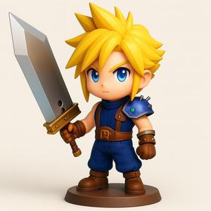 Cloud Strife - Final Fantasy VII 3D Print