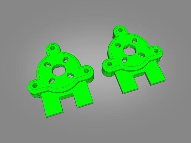 Reptile Harrier S1100 Removable Motor Mounts