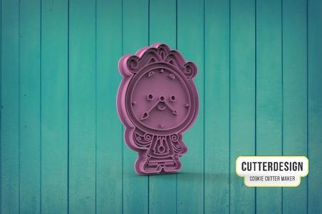 Cogsworth Clock Cookie Cutter