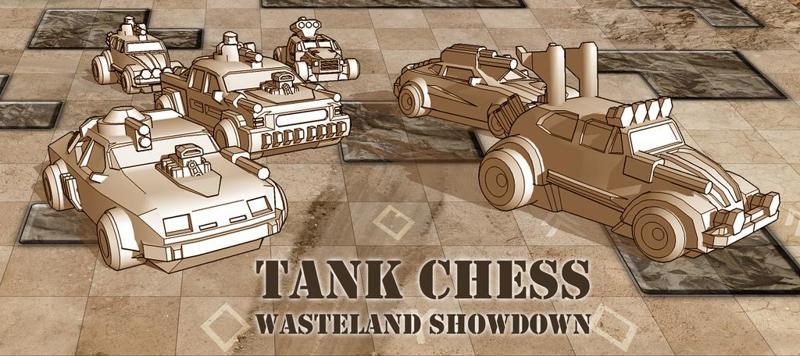TANK CHESS - Wasteland themed custom vehicles