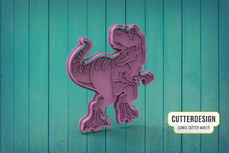 Dinosaur Tyrannosaurus Rex Cookie Cutter M2