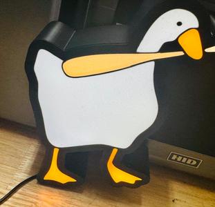 Untitled Goose Game: Entitled Goose - Light Box