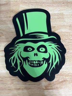 Hatbox Ghost Haunted Mansion Sign - Two Colors! 