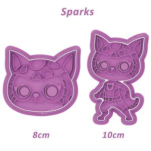 Sparks Cookie Cutter Set - Face & Full Body