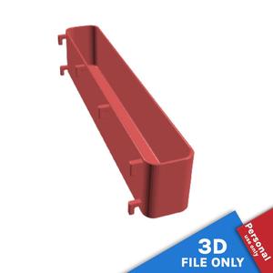CONTAINER WITH 26X3.5X5.5CM STORAGE SPACE FOR IKEA SKADIS