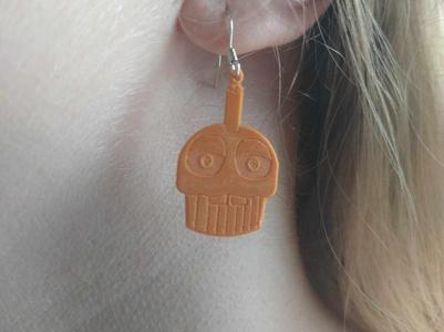FNAF Cupcake earrings (With or without AMS)