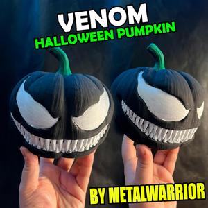VENOM HALLOWEEEN PUMPKIN (supportless)