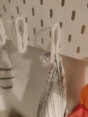 Ikea Skadis tea towel holder