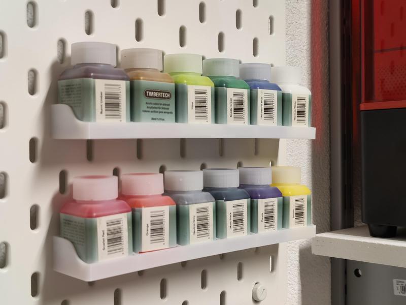 Ikea Skadis Paint Bottle Holder