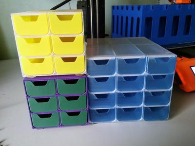 Multi-drawer Components Cabinet