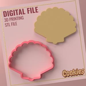Cookie Cutter Shells* 1 size 3 version cut/Digital .Stl File for Use in a 3D Printer