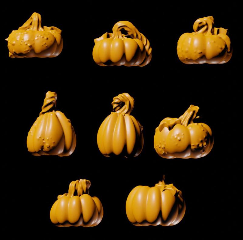 28mm Scale pumpkins