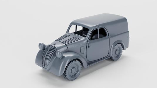 FIAT 500 “Topolino” Ambulance (Italy, WW2)