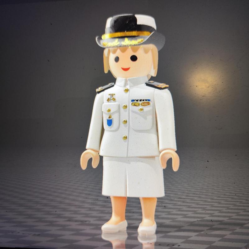 Official playmobil compatible navy woman kit