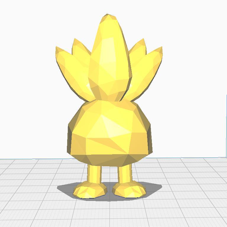ODDISH LOWPOLY POKEMON