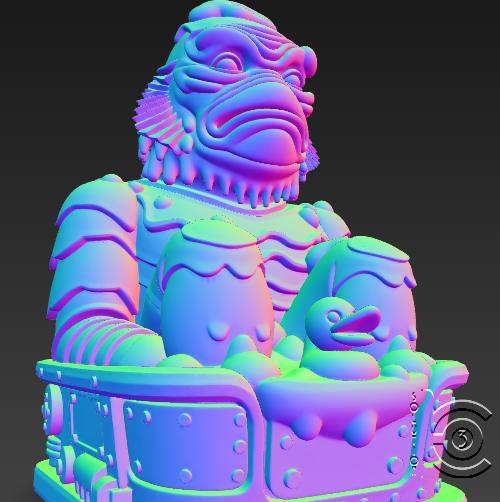 Lagoon Creature - Bath Time Blues Edition